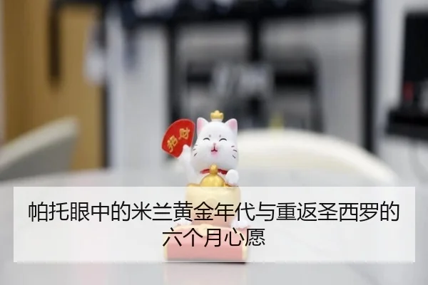 帕托眼中的米兰黄金年代与重返圣西罗的六个月心愿（DPSPORTS）